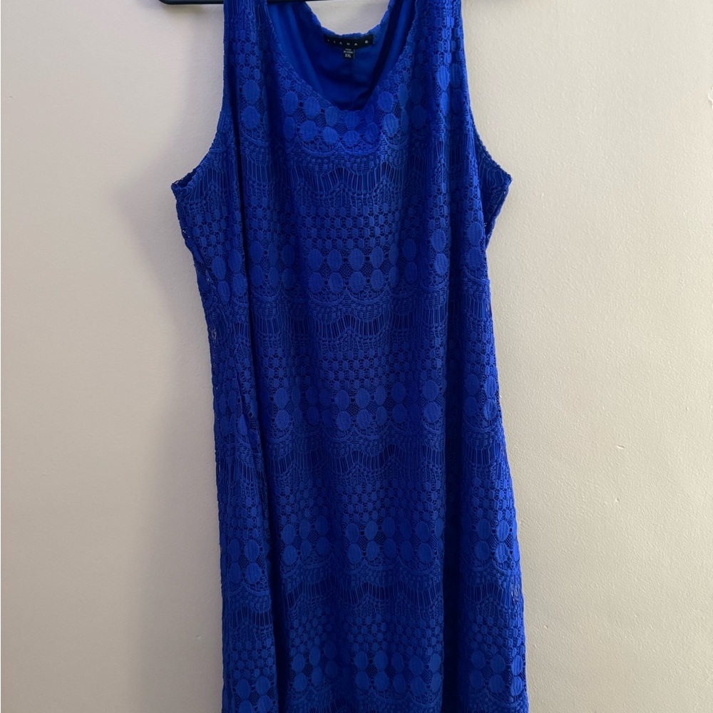 Tiana B. Royal Blue Lace Dress
